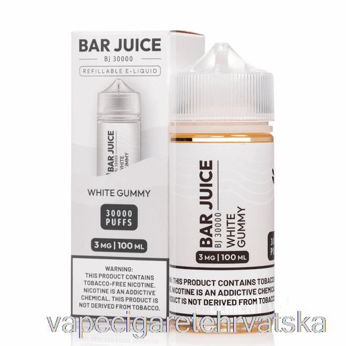 Vape Hrvatska White Gummy - Bar Juice - 100ml 0mg